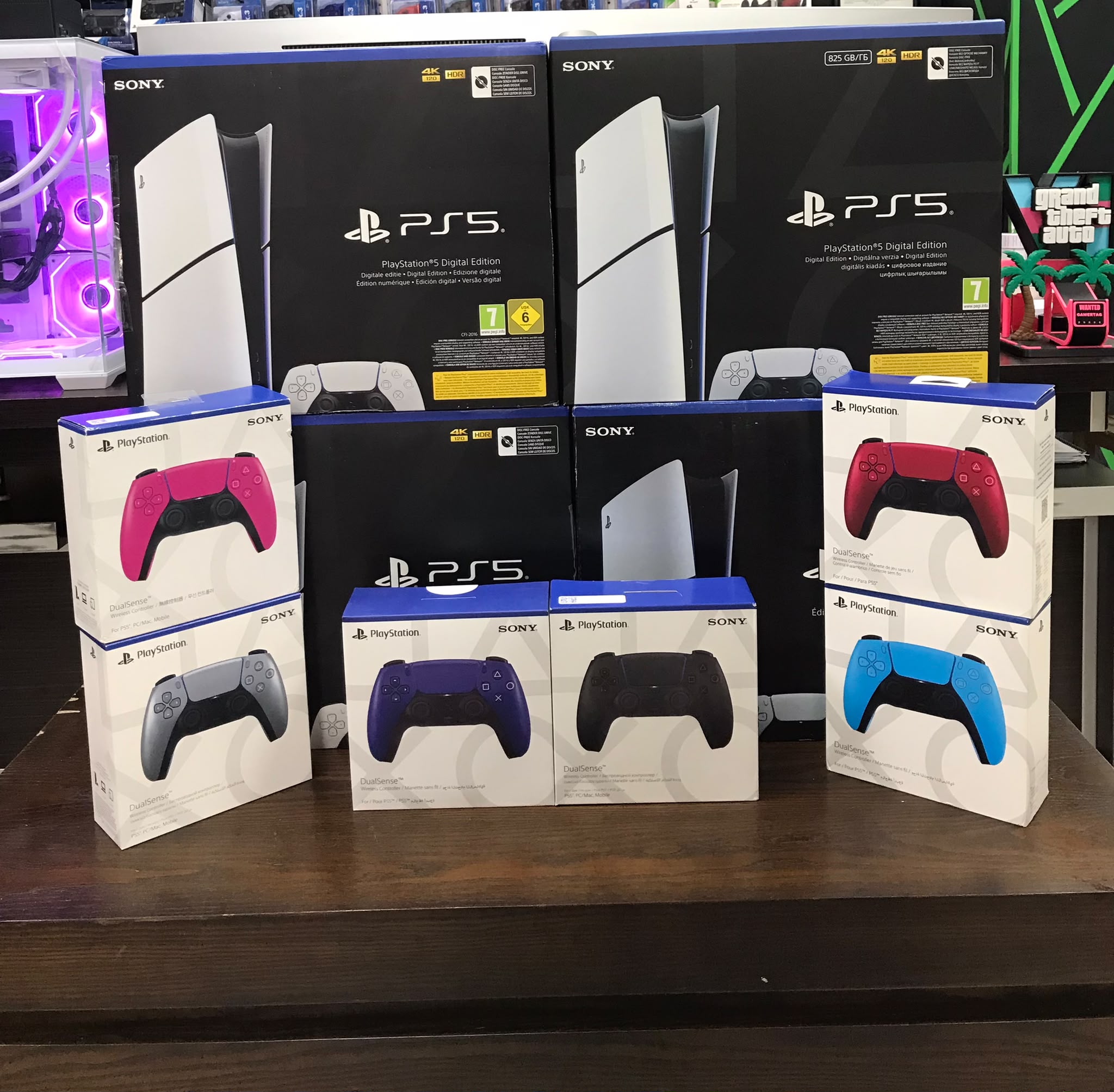 PS5 Digital Edition + DualSense Kumanda Seçenekleri